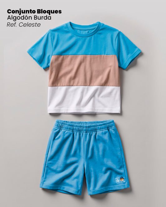 CONJUNTO DE BLOQUES CELESTE