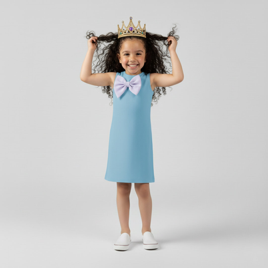 VESTIDO ARIEL CELESTE PRECIO: $59,999