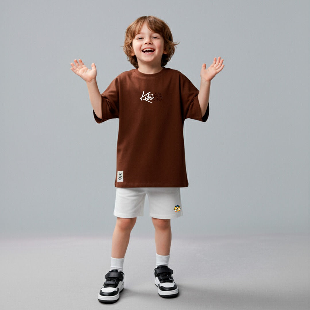 CONJUNTO OVERSIZE CHOCOLATE PRECIO: $69,999