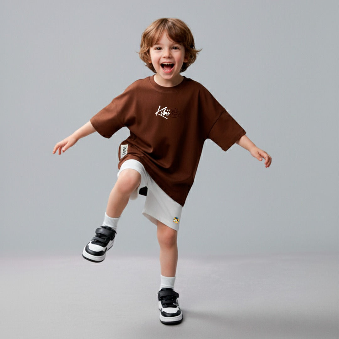 CONJUNTO OVERSIZE CHOCOLATE PRECIO: $69,999