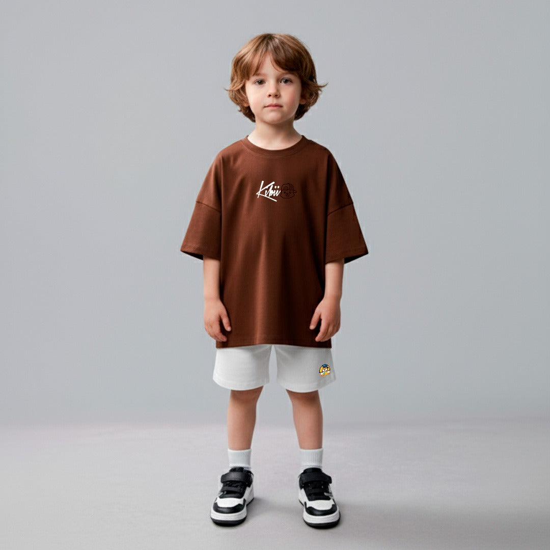 CONJUNTO OVERSIZE CHOCOLATE PRECIO: $69,999