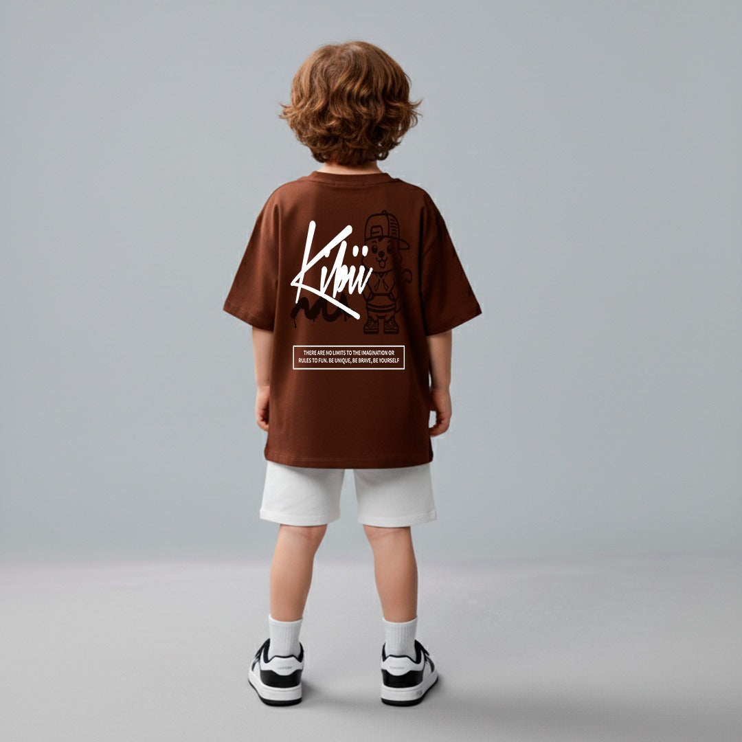 CONJUNTO OVERSIZE CHOCOLATE PRECIO: $69,999