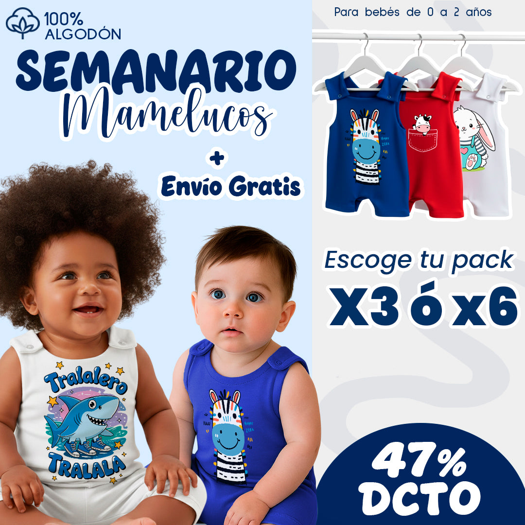 PROMO ESPECIAL - MAMELUCOS NIÑO CON DESCUENTO ESPECIAL