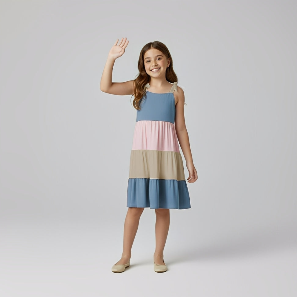 VESTIDO SOFIA CELESTE PRECIO: $59,999