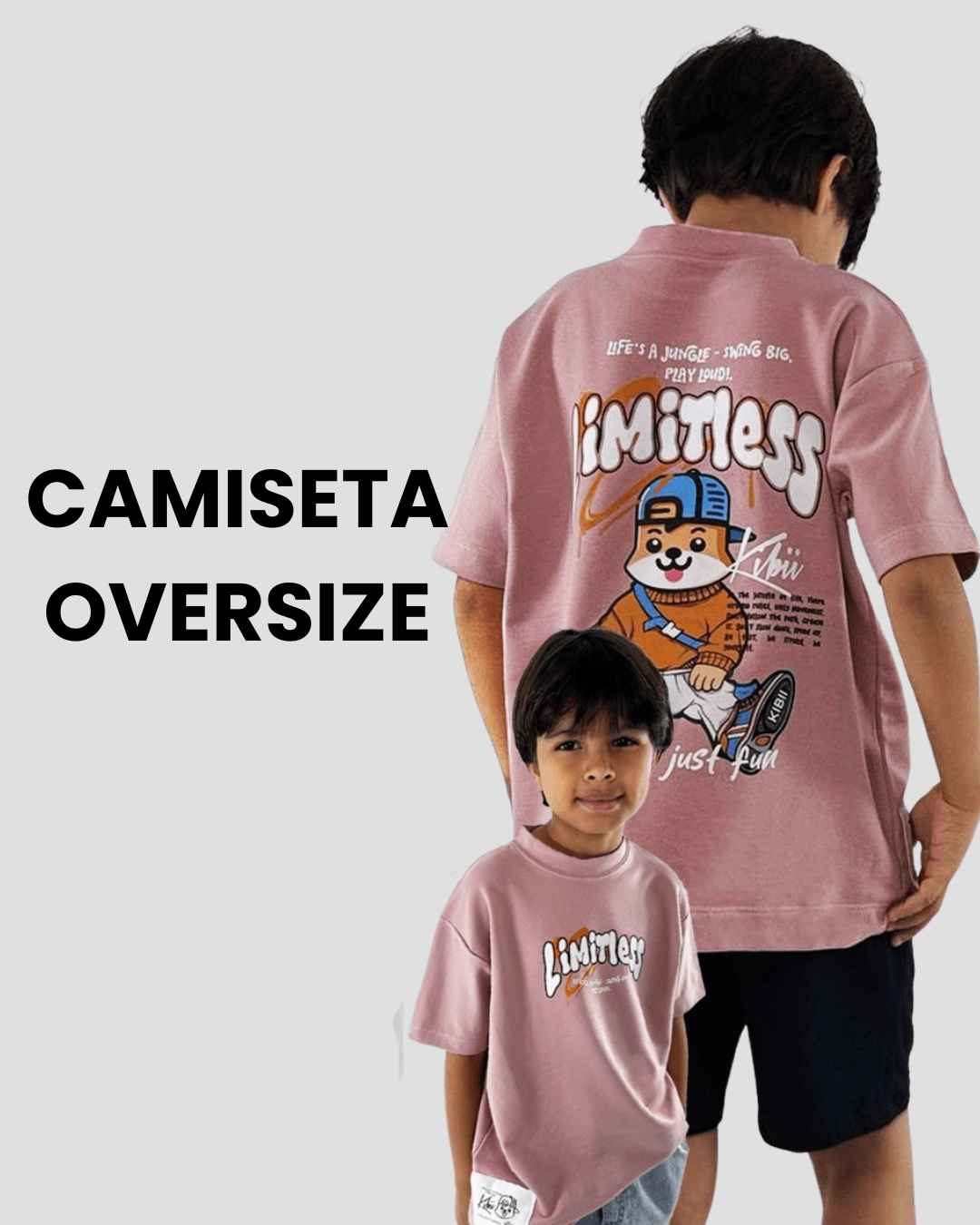 CAMISETA GUAYABA - KIDSPREMIUM
