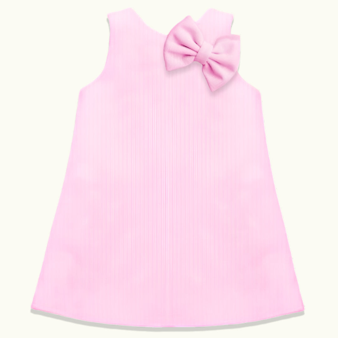 VESTIDO ARIEL ROSADO+ TULA