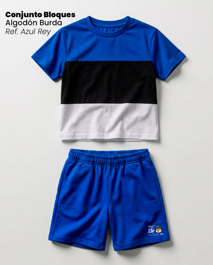CONJUNTO DE BLOQUES  AZUL REY