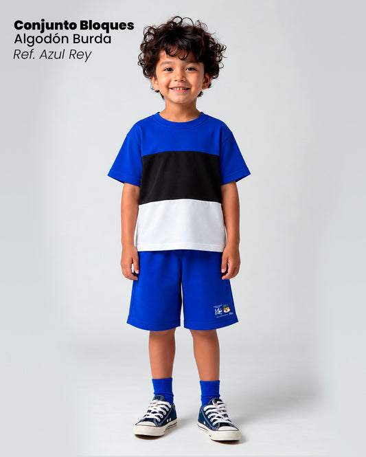 CONJUNTO DE BLOQUES  AZUL REY