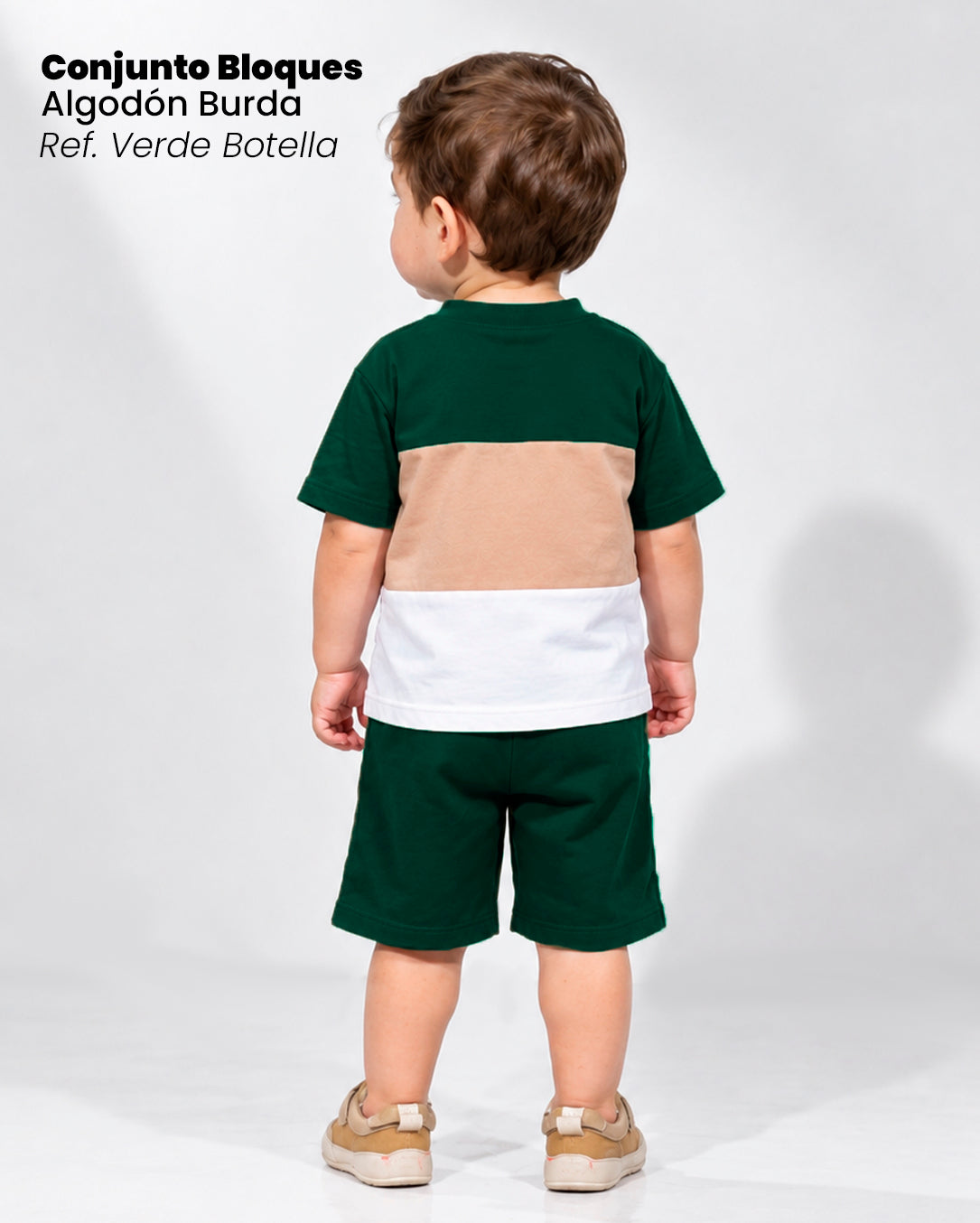 CONJUNTO DE BLOQUES VERDE  BOTELLA