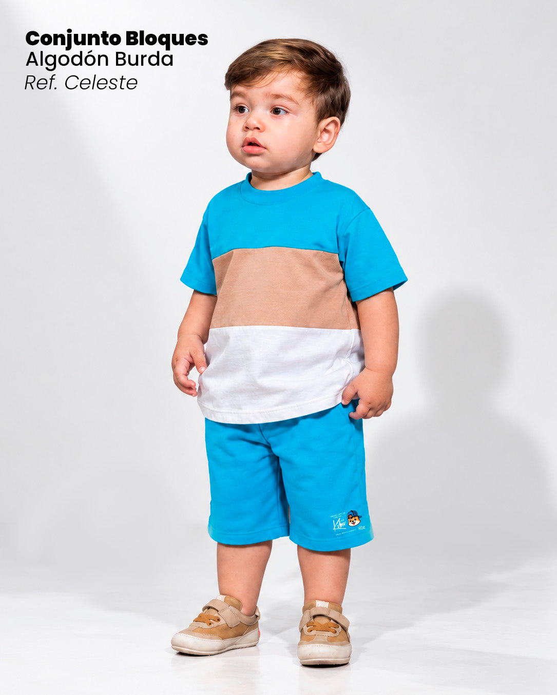 CONJUNTO DE BLOQUES  CELESTE