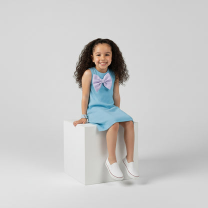 VESTIDO ARIEL  CELESTE   PRECIO: $59,999