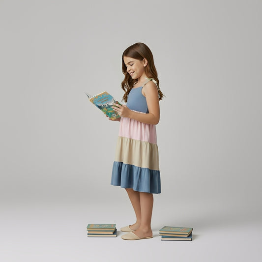 VESTIDO SOFIA CELESTE