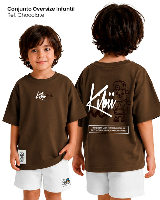 CONJUNTO OVERSIZE CHOCOLATE