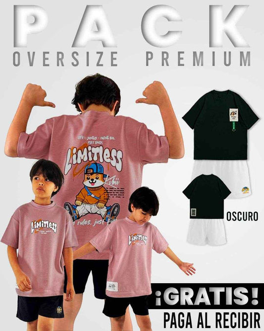 PACK X2 CONJUNTOS PREMIUM OSG + TULA - KIDSPREMIUM