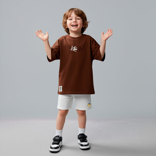 CONJUNTO OVERSIZE CHOCOLATE     PRECIO: $69,999