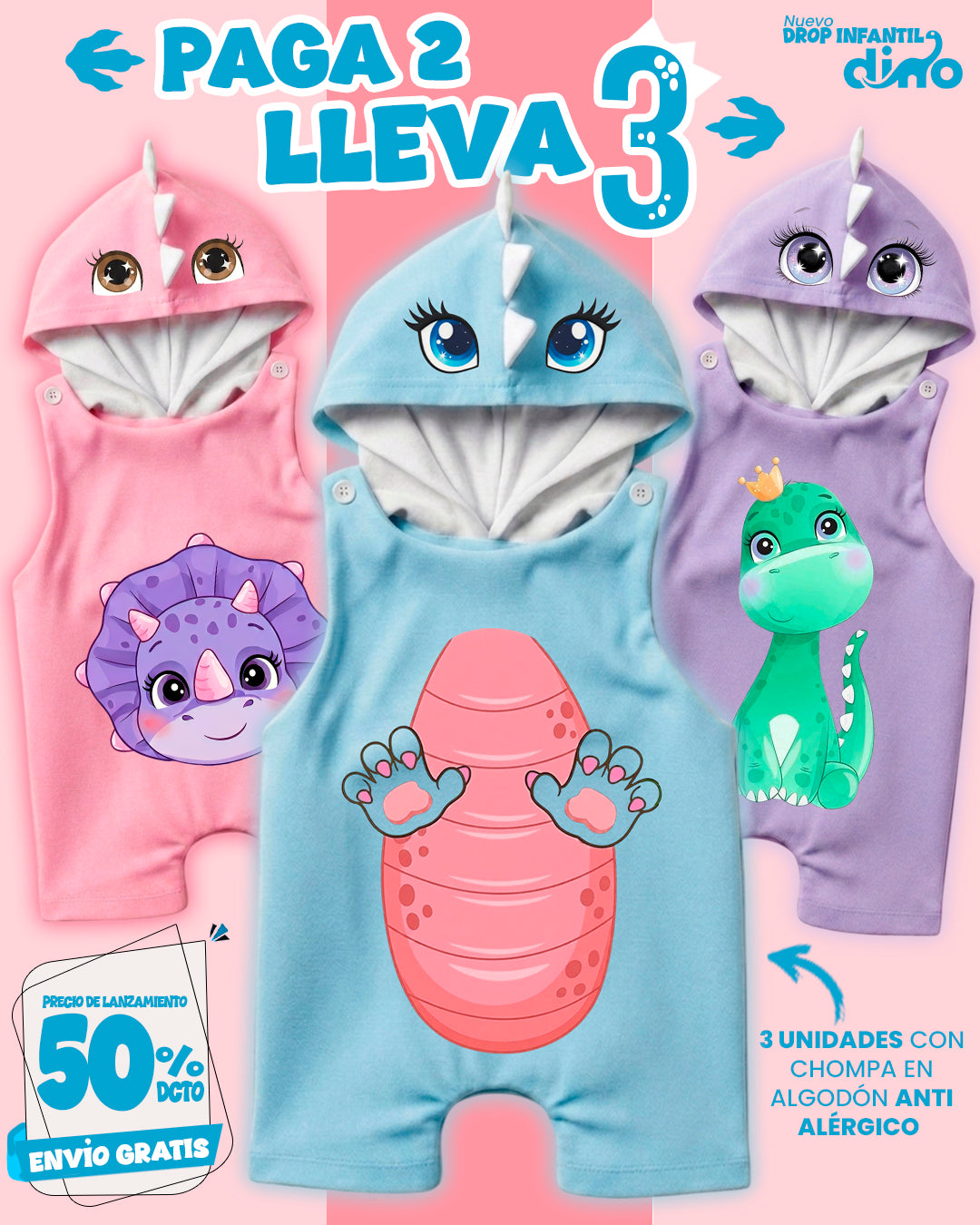 DINO KIDS NIÑA