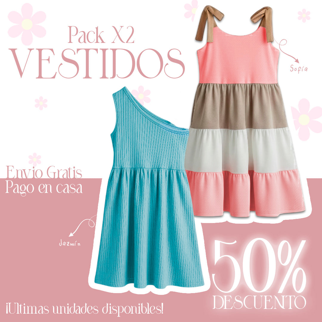 PACK X2  VESTIDOS
