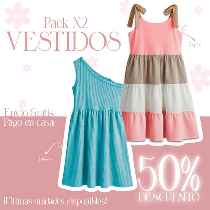 PACK X2  VESTIDOS