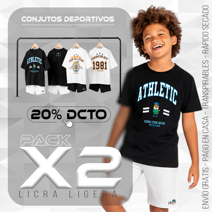 PACK X2 CONJUNTOS DEPORTIVOS