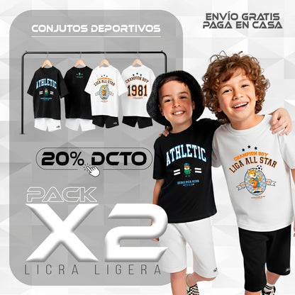 PACK X2 CONJUNTOS DEPORTIVOS