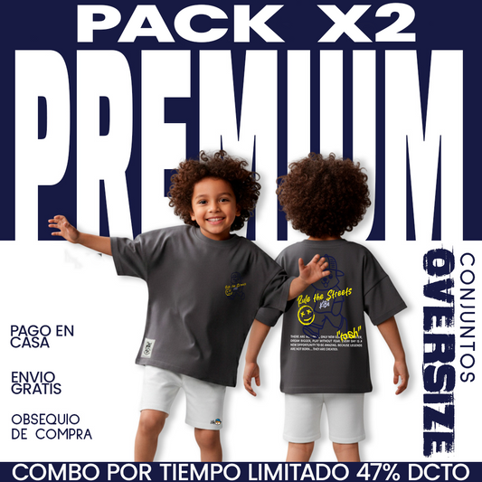 SOLO POR HOY 2 CONJUNTOS OVERSIZE  EN $119,999 CON  ENVIO COMPLETAMENTE  GRATIS