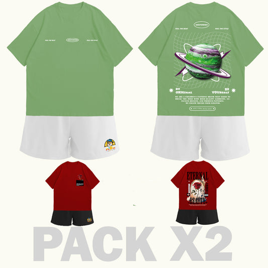 PACK X2 CONJUNTOS PREMIUM  + TULA