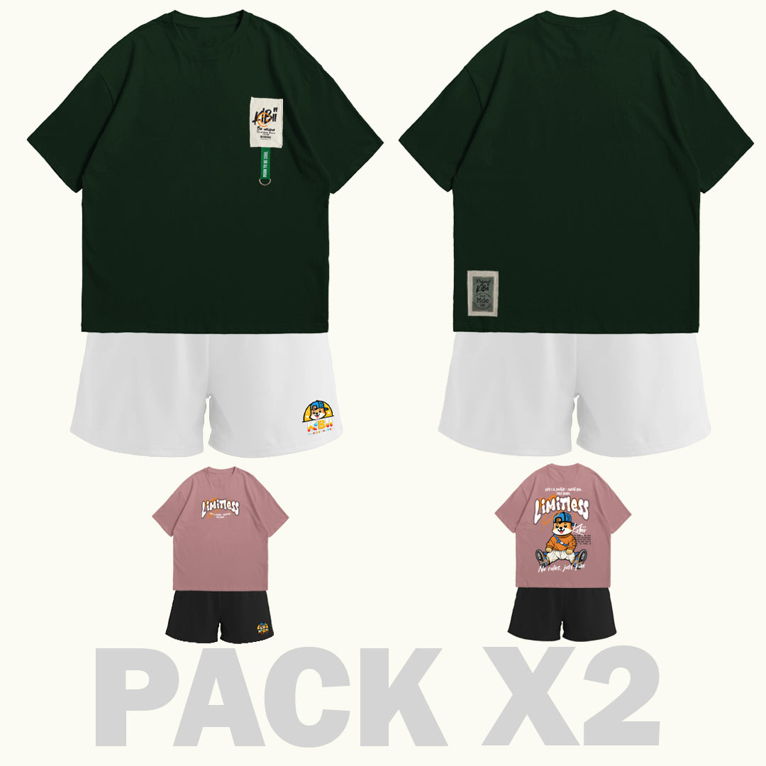PACK X2 CONJUNTOS PREMIUM + TULA