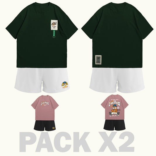 PACK X2 CONJUNTOS PREMIUM + TULA