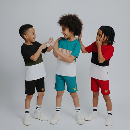 PACK X3  CONJUNTOS  NEGRO - CELESTE - ROJO  +  ENVIO GRATIS       PRECIO:  $119,999