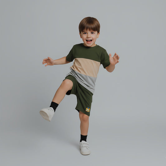 CONJUNTO DE BLOQUES VERDE  MILITAR