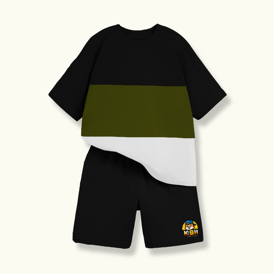 CONJUNTO NIÑO BURDA NEGRO + TULA