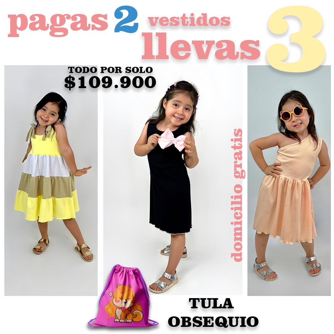 VESTIDOS COMBINADOS