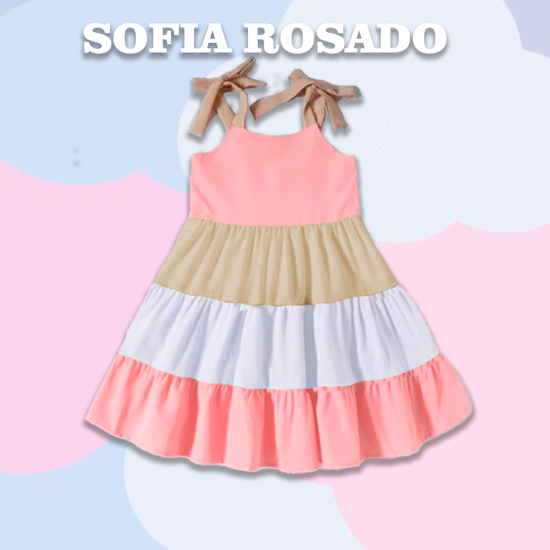 VESTIDO SOFIA - ROSADO -